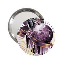 Nightclub Disco Ball Dj Dance Speaker 2 25  Handbag Mirrors by Sudhe