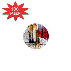 New York City Skyline Vector Illustration 1  Mini Magnets (100 Pack) 