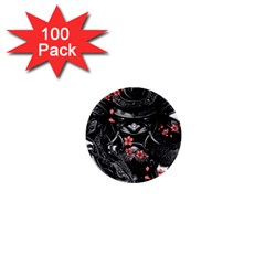 Sleeve Tattoo  Samurai 1  Mini Buttons (100 Pack) 