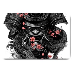 Sleeve Tattoo  Samurai Large Doormat 