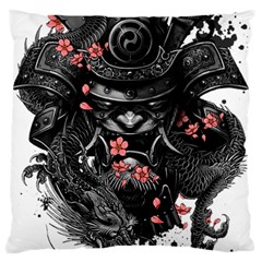 Sleeve Tattoo  Samurai Large Flano Cushion Case (one Side) by Sudhe