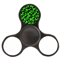 Black And Green Leopard Style Paint Splash Funny Pattern Finger Spinner by yoursparklingshop