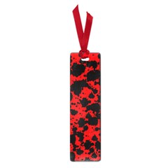 Black And Red Leopard Style Paint Splash Funny Pattern Small Book Marks by yoursparklingshop