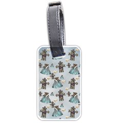 Funny Elephant, Pattern Design Luggage Tags (one Side)  by FantasyWorld7