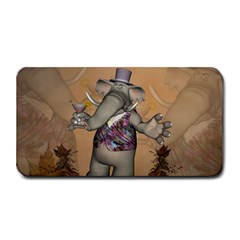 Funny Cartoon Elephant Medium Bar Mats by FantasyWorld7