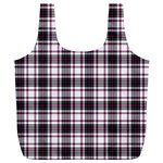 Tartan Pattern Full Print Recycle Bag (XL) Back