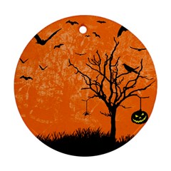 Halloween Illustration Decoration Ornament (round)