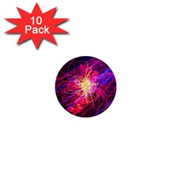 Abstract Cosmos Space Particle 1  Mini Magnet (10 Pack)  by Pakrebo