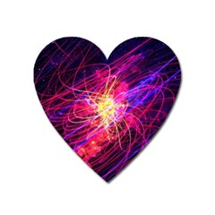 Abstract Cosmos Space Particle Heart Magnet by Pakrebo