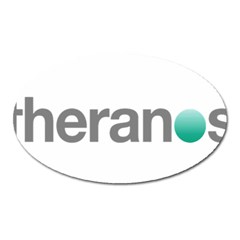 Theranos Logo Oval Magnet by milliahood