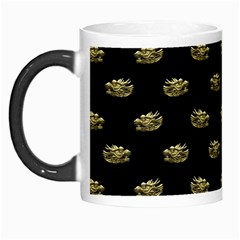 Dragon Head Motif Pattern Design Morph Mugs by dflcprintsclothing