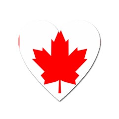 Flag Of Canada, 1964 Heart Magnet by abbeyz71