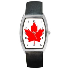 Flag Of Canada, 1964 Barrel Style Metal Watch by abbeyz71