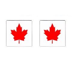 Flag Of Canada, 1964 Cufflinks (square) by abbeyz71