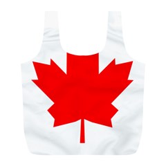 Flag Of Canada, 1964 Full Print Recycle Bag (l) by abbeyz71