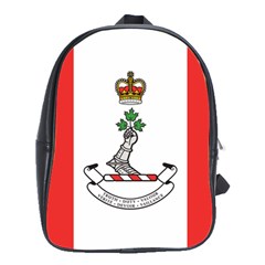 Flag Of Royal Military College Of Canada School Bag (large) by abbeyz71