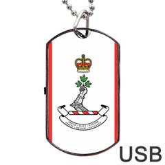 Flag Of Royal Military College Of Canada Dog Tag Usb Flash (two Sides) by abbeyz71