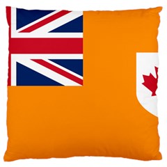 Flag Of Grand Orange Lodge Of Canada Large Flano Cushion Case (one Side) by abbeyz71