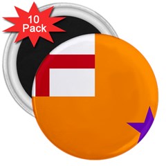 Flag Of The Orange Order 3  Magnets (10 Pack)  by abbeyz71