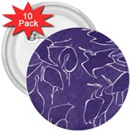 Katsushika Hokusai, Egrets from quick lessons in simplified drawing 3  Buttons (10 pack)  Front