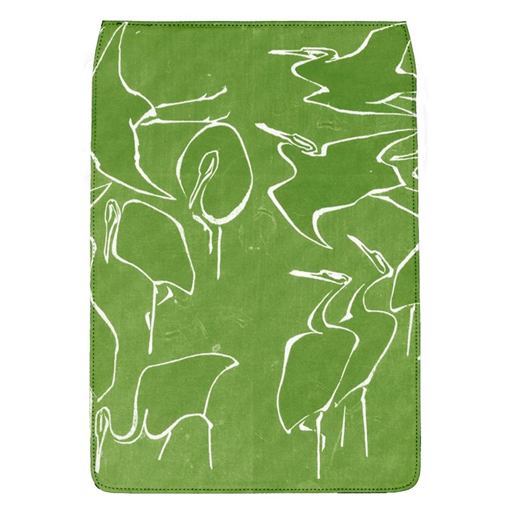 Katsushika Hokusai, Egrets from quick lessons in simplified drawing Removable Flap Cover (L)