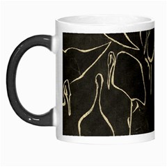 Katsushika Hokusai, Egrets From Quick Lessons In Simplified Drawing Morph Mugs by Valentinaart