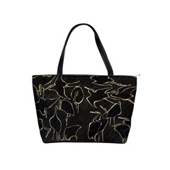 Katsushika Hokusai, Egrets From Quick Lessons In Simplified Drawing Classic Shoulder Handbag by Valentinaart