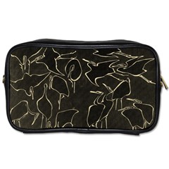 Katsushika Hokusai, Egrets From Quick Lessons In Simplified Drawing Toiletries Bag (one Side) by Valentinaart