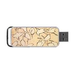 Katsushika Hokusai, Egrets From Quick Lessons In Simplified Drawing Portable Usb Flash (one Side)