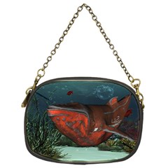 Awesome Mechanical Whale In The Deep Ocean Chain Purse (two Sides) by FantasyWorld7