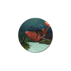 Awesome Mechanical Whale In The Deep Ocean Golf Ball Marker (10 Pack) by FantasyWorld7