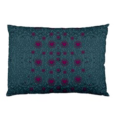 Lovely Ornate Hearts Of Love Pillow Case (two Sides) by pepitasart