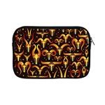 Stylised Horns Black Pattern Apple iPad Mini Zipper Cases Front