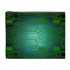 Board Conductors Circuits Cosmetic Bag (xl) by HermanTelo