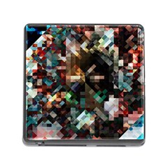 Abstract Texture Desktop Memory Card Reader (square 5 Slot) by HermanTelo