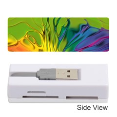 Abstract Pattern Lines Wave Memory Card Reader (stick) by HermanTelo