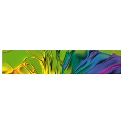 Abstract Pattern Lines Wave Small Flano Scarf