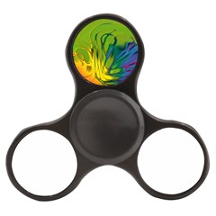 Abstract Pattern Lines Wave Finger Spinner