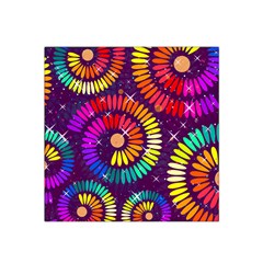 Abstract Background Spiral Colorful Satin Bandana Scarf