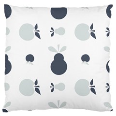 Apples Pears Continuous Large Flano Cushion Case (one Side)