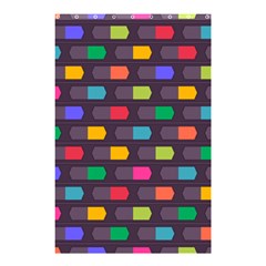 Background Colorful Geometric Shower Curtain 48  X 72  (small)  by HermanTelo