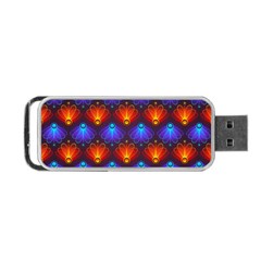 Background Colorful Abstract Portable Usb Flash (one Side) by HermanTelo