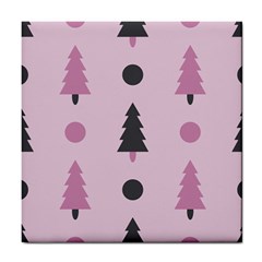 Christmas Tree Fir Den Tile Coasters by HermanTelo