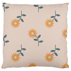 Flowers Continuous Pattern Nature Standard Flano Cushion Case (two Sides)