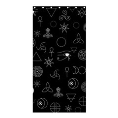 Witchcraft Symbols  Shower Curtain 36  X 72  (stall)  by Valentinaart