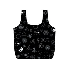 Witchcraft Symbols  Full Print Recycle Bag (s) by Valentinaart