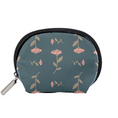 Florets Rose Flower Accessory Pouch (small) by HermanTelo