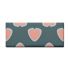 Hearts Love Blue Pink Green Hand Towel by HermanTelo