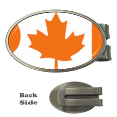 Logo Of New Democratic Party Of Canada Money Clips (oval) 