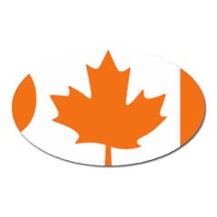 Logo Of New Democratic Party Of Canada Oval Magnet by abbeyz71